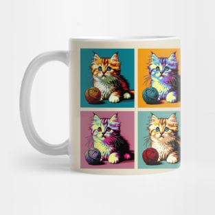 American Bobtail Pop Art - Cute Kitties Mug